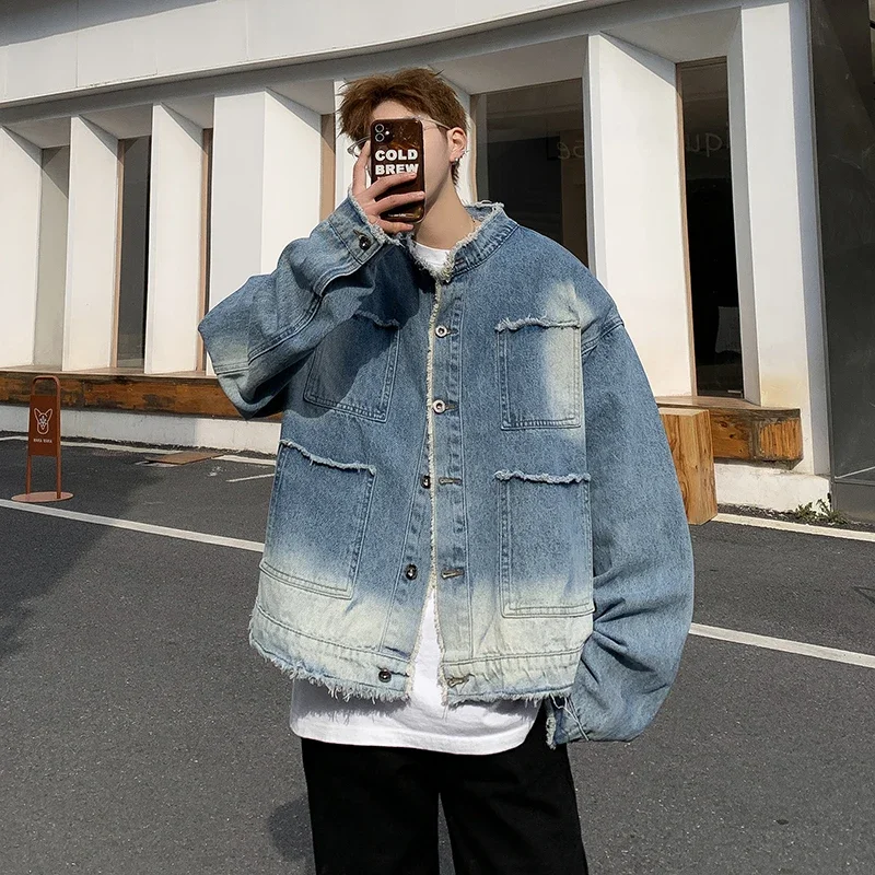 Retro Gaming Jacket - Giacca di Jeans Stile Hip Pop