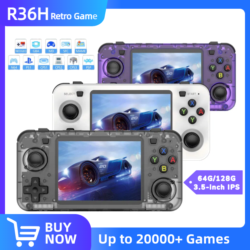 Retro Gaming Handheld Console - Console per videogiochi portatile retrò R36H